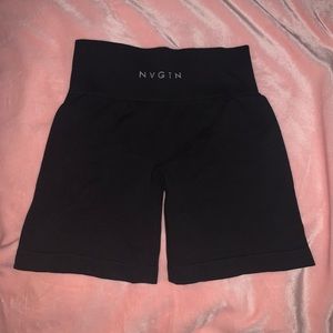 NVGTN black solid seamless shorts size small